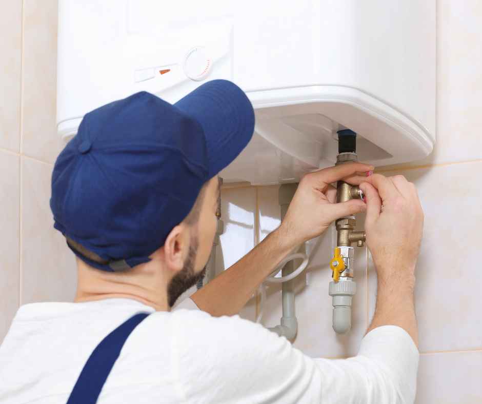 Installing a tankless water heater in a home