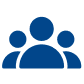 Group of people icon representing a team or community